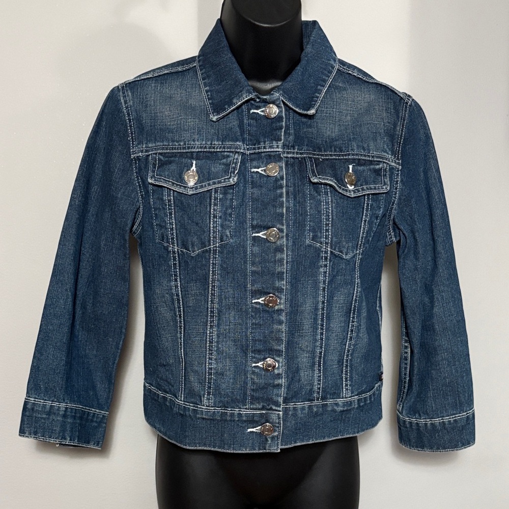 VINTAGE Polo Jeans Co Ralph Lauren Women Small Denim Jean Jacket